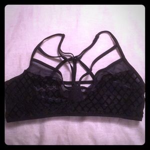 City Streets Black Strappy Bralette